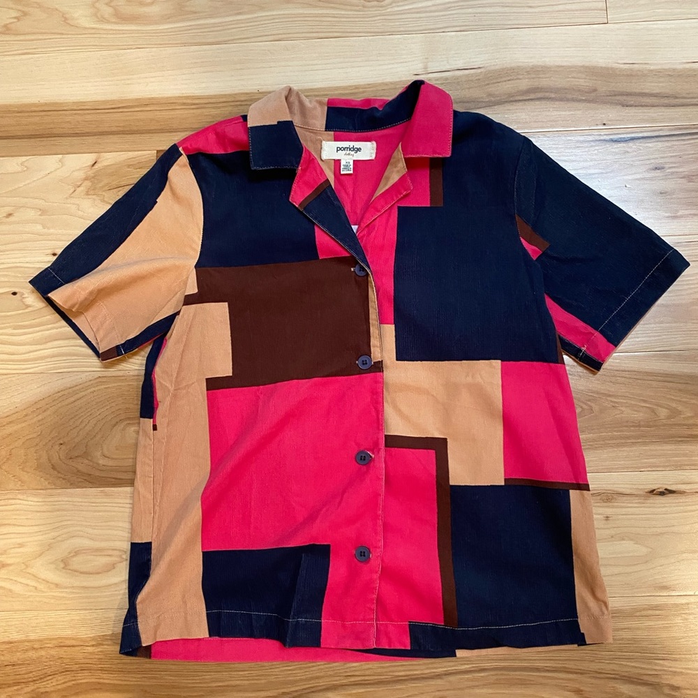 Anthropologie corduroy shirt small